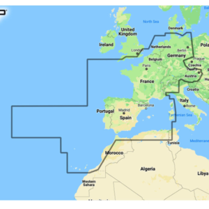 C-MAP 4D   CENTRAL AND WEST EUROPE CONTINENTAL para FURUNO e RAYMARINE