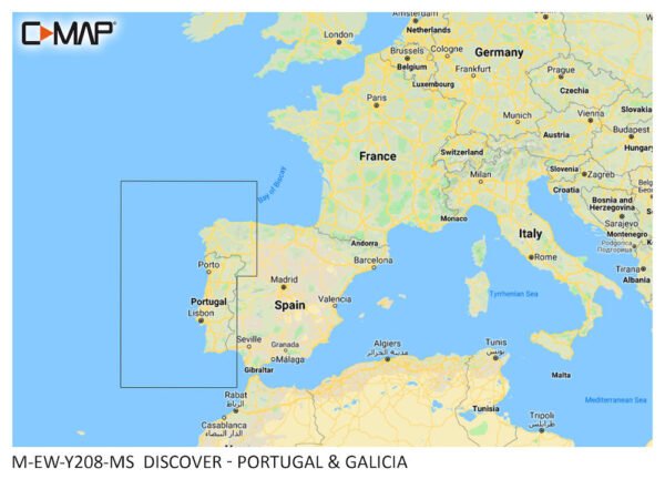 C-MAP DISCOVER - PORTUGAL AND GALICIA
